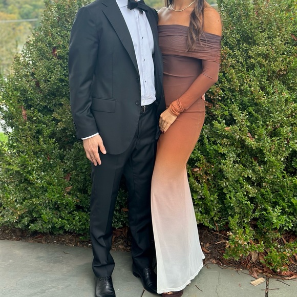 Bardot maxi mesh dress - Picture 2 of 4